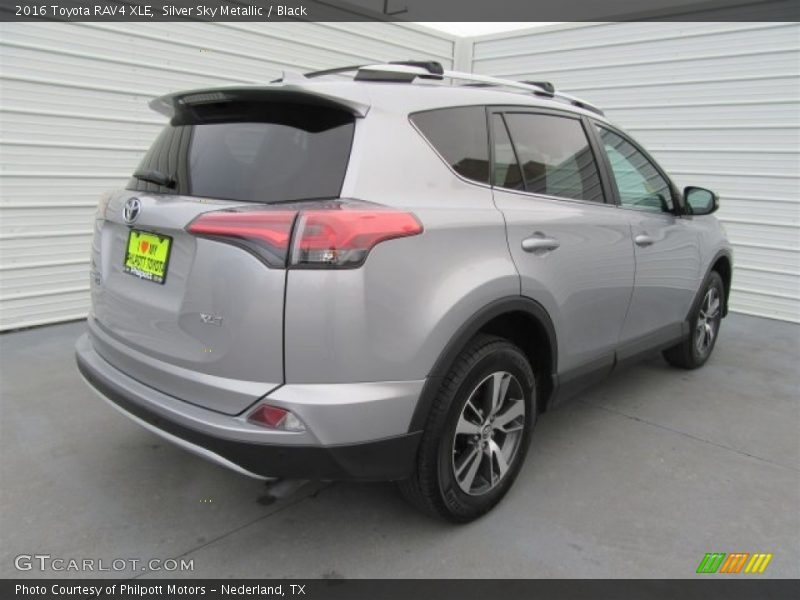 Silver Sky Metallic / Black 2016 Toyota RAV4 XLE