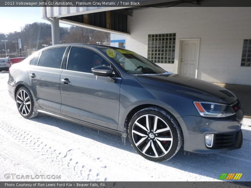 Platinum Gray Metallic / Titan Black 2013 Volkswagen Jetta GLI Autobahn