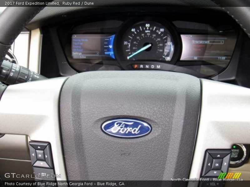 Ruby Red / Dune 2017 Ford Expedition Limited