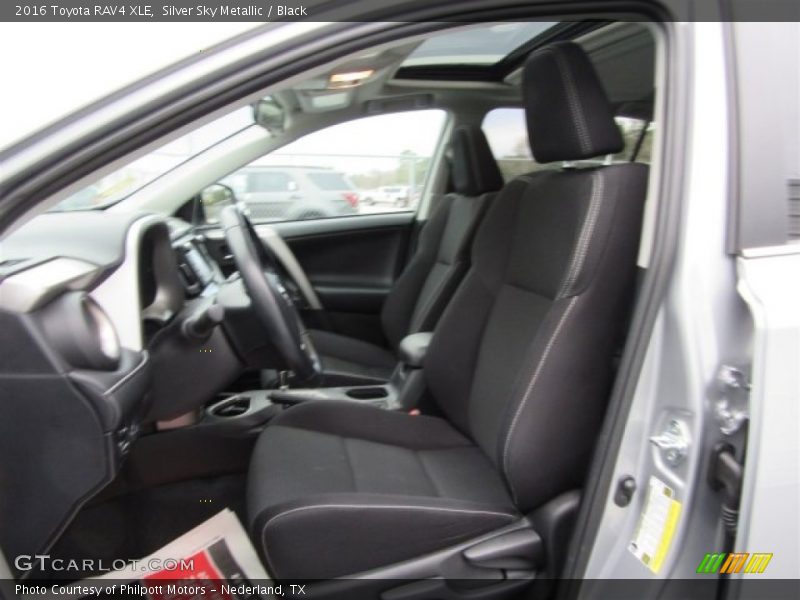 Silver Sky Metallic / Black 2016 Toyota RAV4 XLE