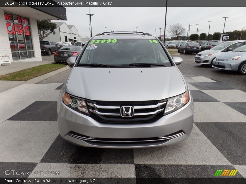 Alabaster Silver Metallic / Gray 2014 Honda Odyssey EX-L