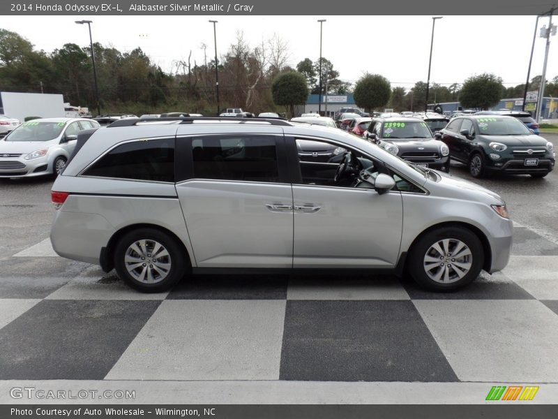 Alabaster Silver Metallic / Gray 2014 Honda Odyssey EX-L