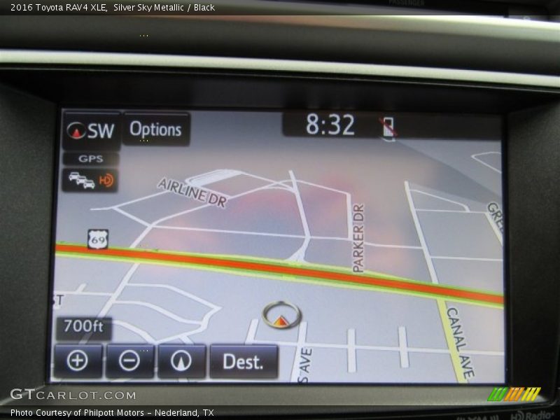 Silver Sky Metallic / Black 2016 Toyota RAV4 XLE