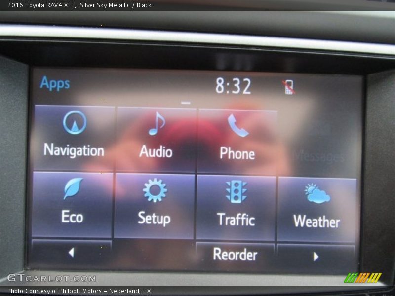 Silver Sky Metallic / Black 2016 Toyota RAV4 XLE