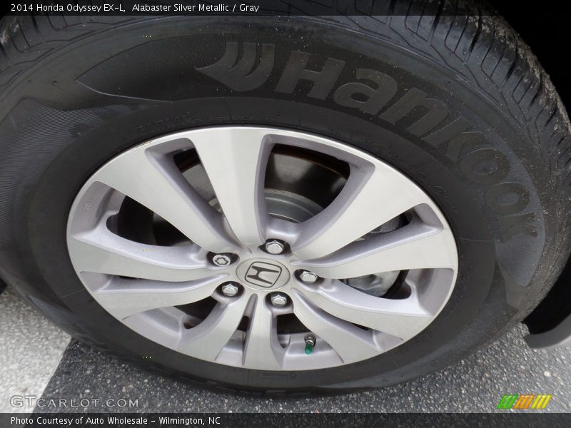 Alabaster Silver Metallic / Gray 2014 Honda Odyssey EX-L