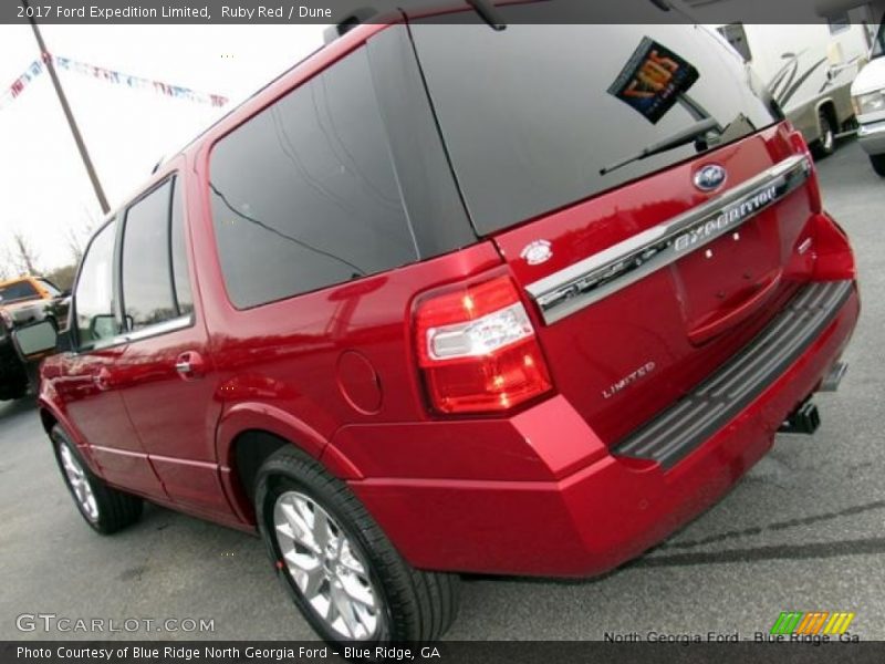 Ruby Red / Dune 2017 Ford Expedition Limited
