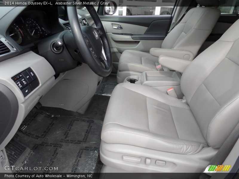 Alabaster Silver Metallic / Gray 2014 Honda Odyssey EX-L