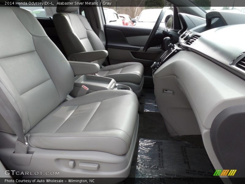 Alabaster Silver Metallic / Gray 2014 Honda Odyssey EX-L