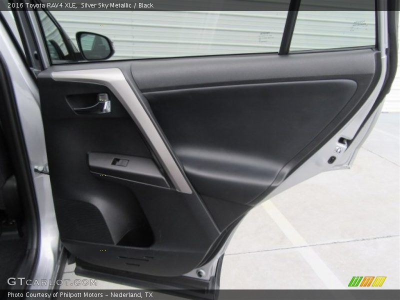 Silver Sky Metallic / Black 2016 Toyota RAV4 XLE