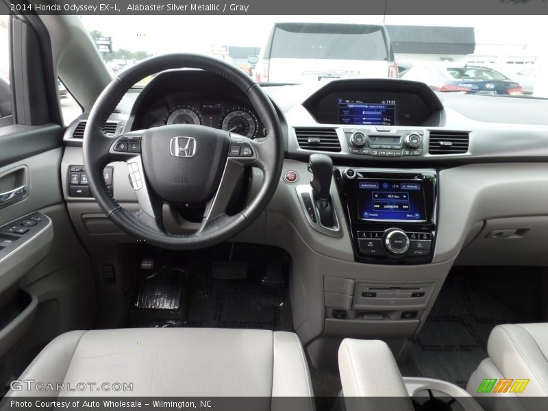 Alabaster Silver Metallic / Gray 2014 Honda Odyssey EX-L
