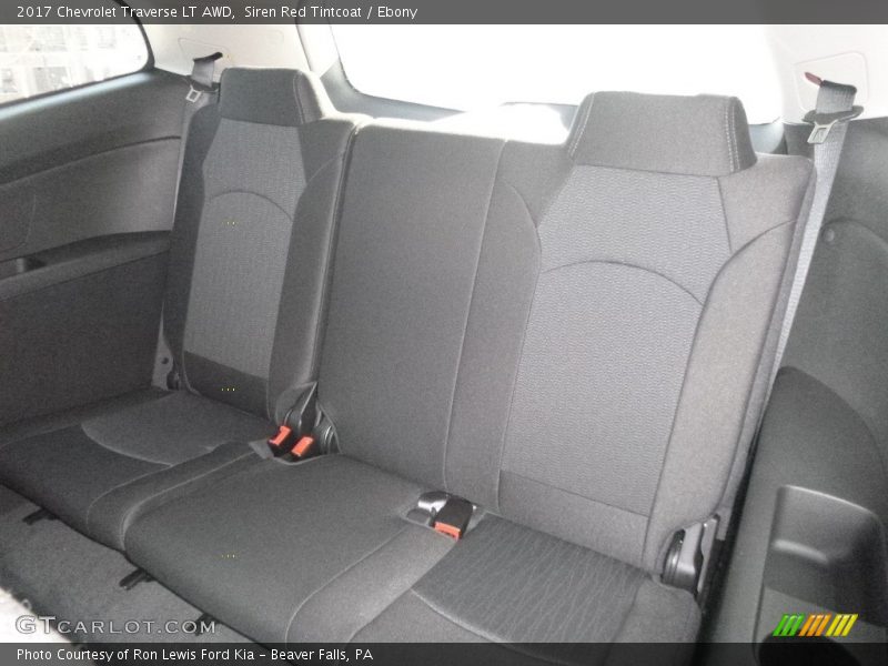 Siren Red Tintcoat / Ebony 2017 Chevrolet Traverse LT AWD