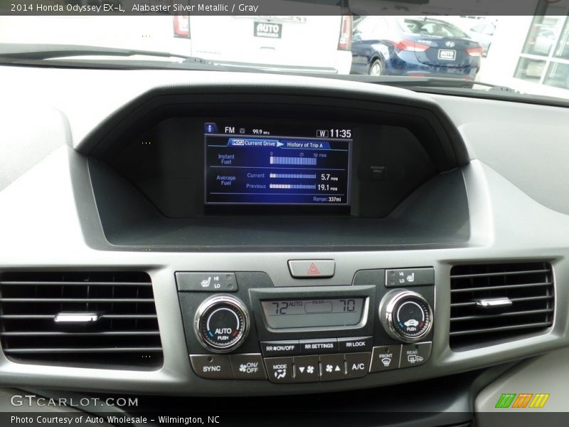 Alabaster Silver Metallic / Gray 2014 Honda Odyssey EX-L