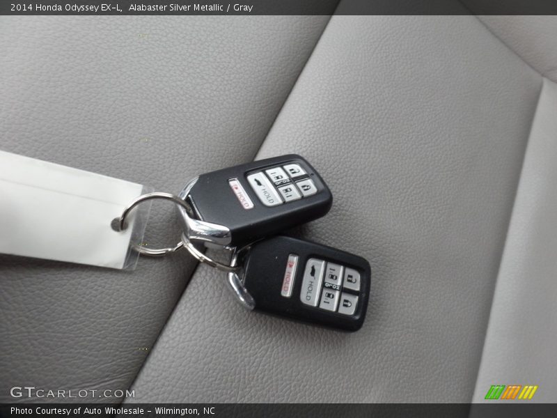 Alabaster Silver Metallic / Gray 2014 Honda Odyssey EX-L