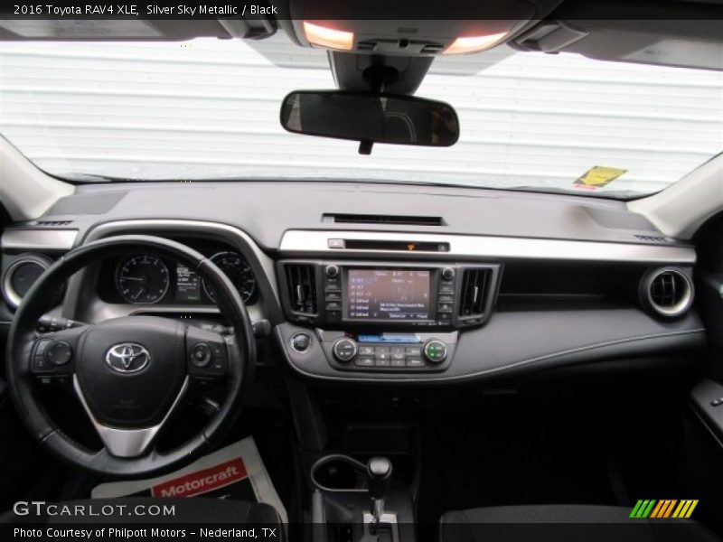 Silver Sky Metallic / Black 2016 Toyota RAV4 XLE