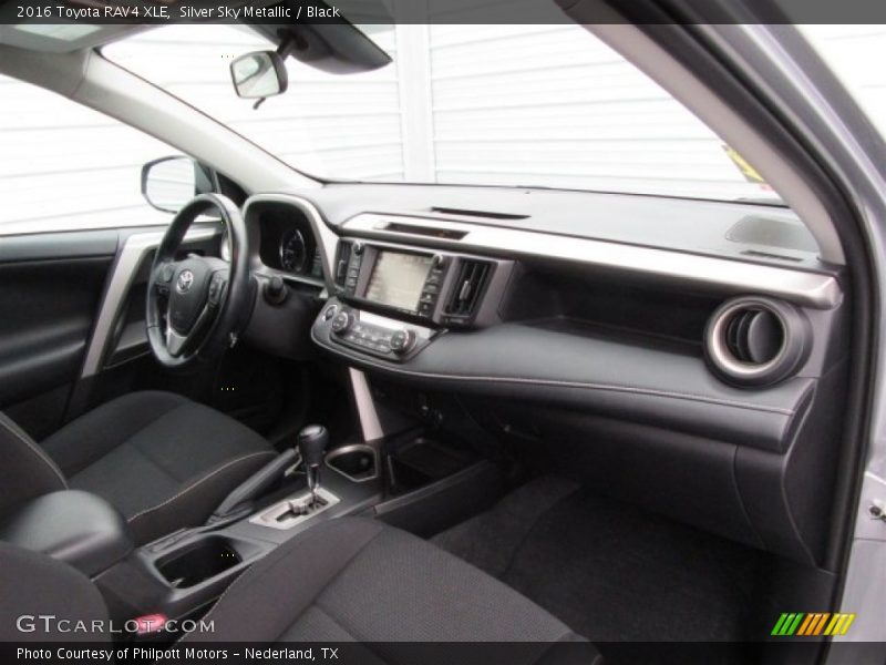 Silver Sky Metallic / Black 2016 Toyota RAV4 XLE