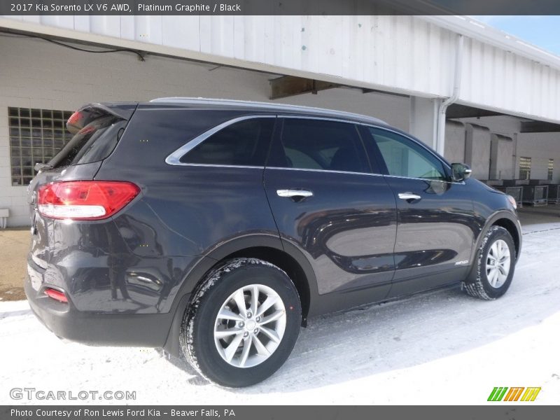 Platinum Graphite / Black 2017 Kia Sorento LX V6 AWD