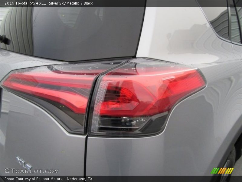 Silver Sky Metallic / Black 2016 Toyota RAV4 XLE