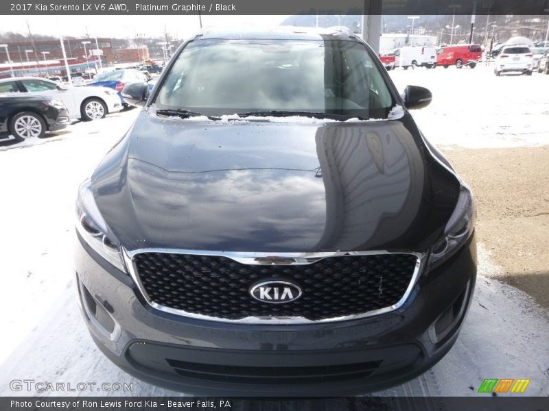 Platinum Graphite / Black 2017 Kia Sorento LX V6 AWD