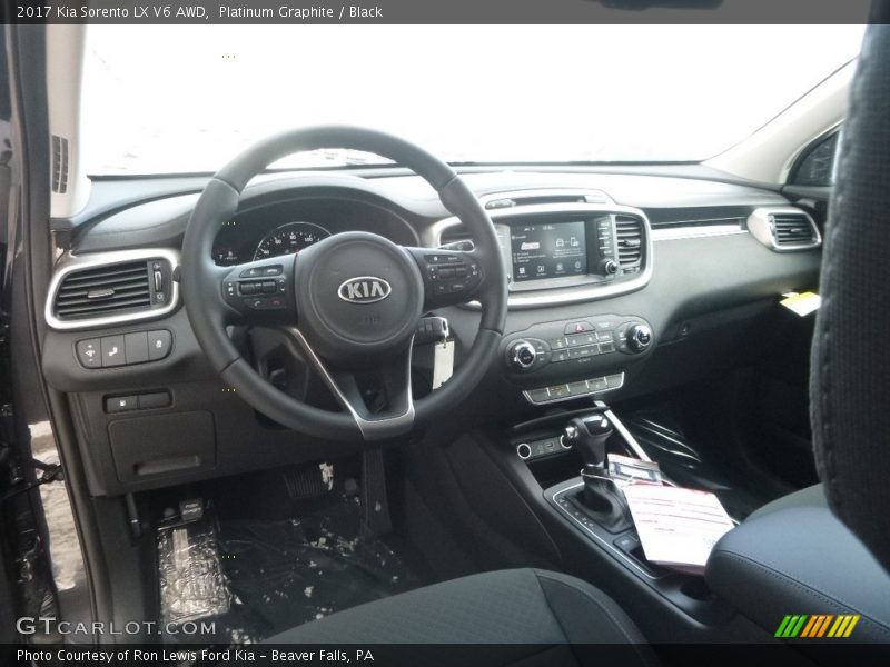 Platinum Graphite / Black 2017 Kia Sorento LX V6 AWD