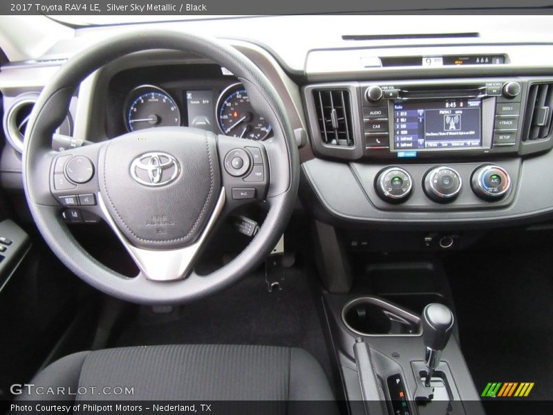 Dashboard of 2017 RAV4 LE