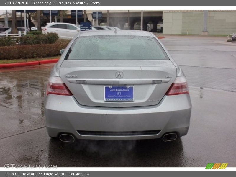 Silver Jade Metallic / Ebony 2010 Acura RL Technology