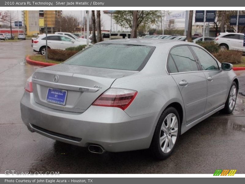 Silver Jade Metallic / Ebony 2010 Acura RL Technology