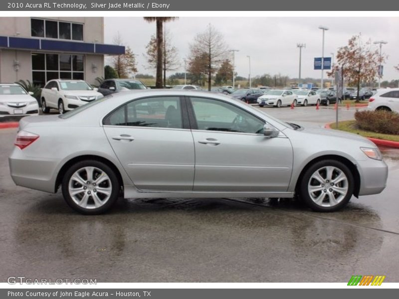 Silver Jade Metallic / Ebony 2010 Acura RL Technology