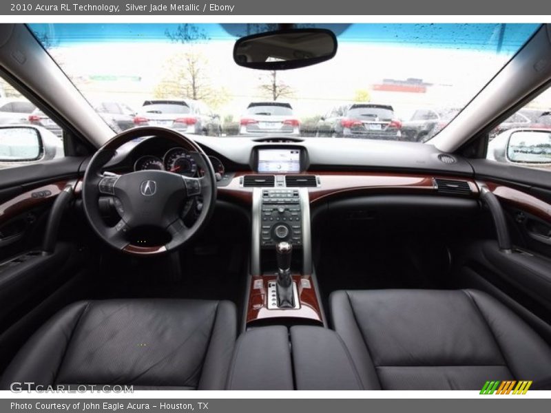 Silver Jade Metallic / Ebony 2010 Acura RL Technology