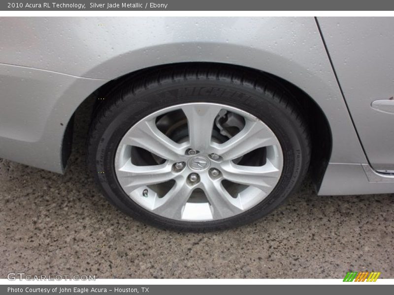 Silver Jade Metallic / Ebony 2010 Acura RL Technology