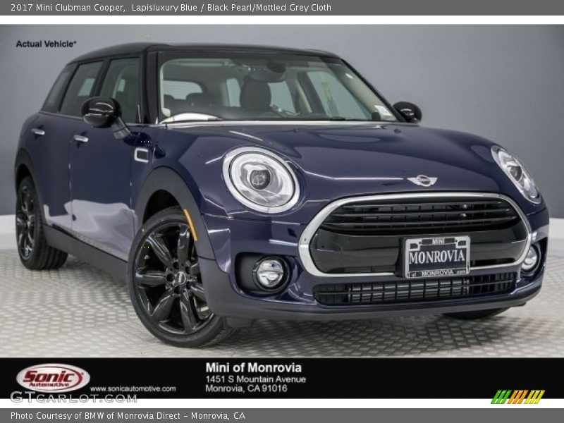 Lapisluxury Blue / Black Pearl/Mottled Grey Cloth 2017 Mini Clubman Cooper