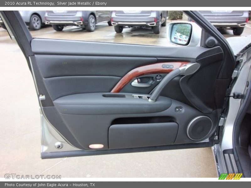 Silver Jade Metallic / Ebony 2010 Acura RL Technology
