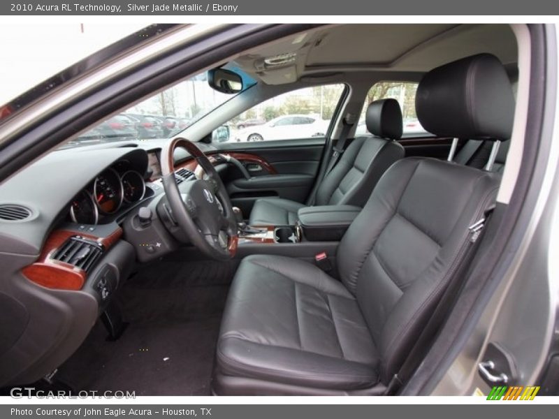 Silver Jade Metallic / Ebony 2010 Acura RL Technology