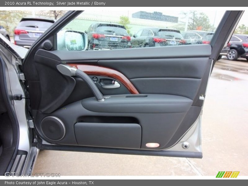 Silver Jade Metallic / Ebony 2010 Acura RL Technology
