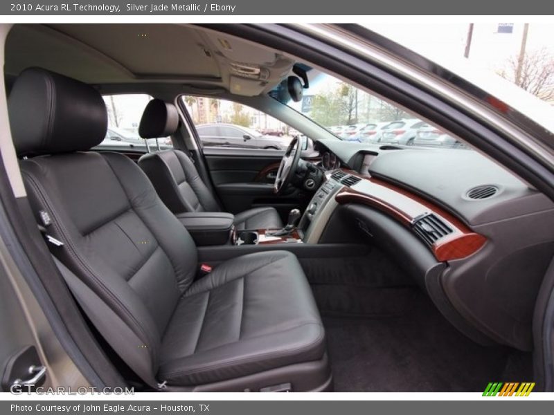 Silver Jade Metallic / Ebony 2010 Acura RL Technology
