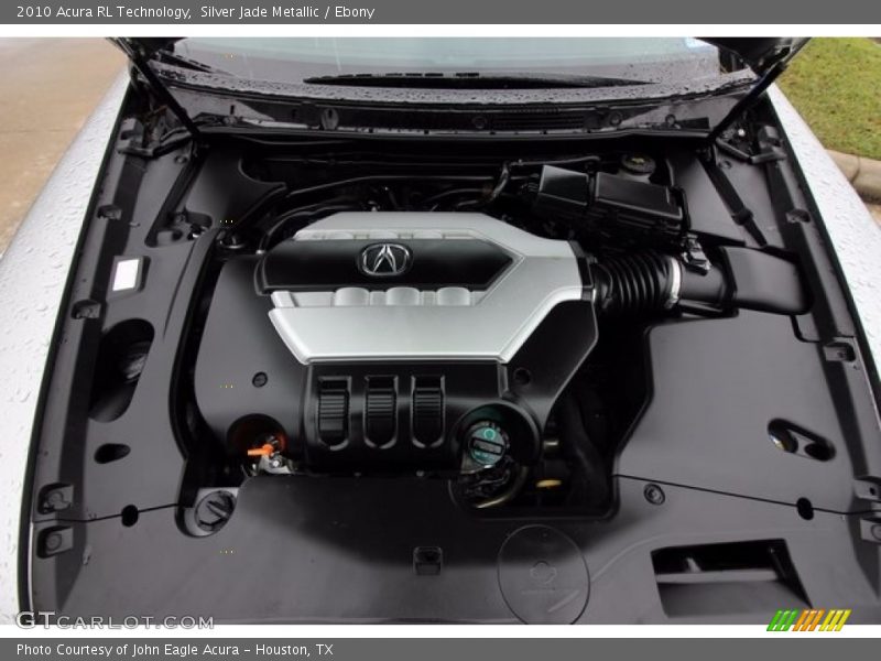 Silver Jade Metallic / Ebony 2010 Acura RL Technology