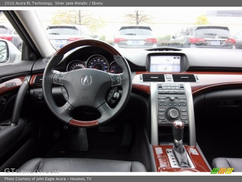 Silver Jade Metallic / Ebony 2010 Acura RL Technology