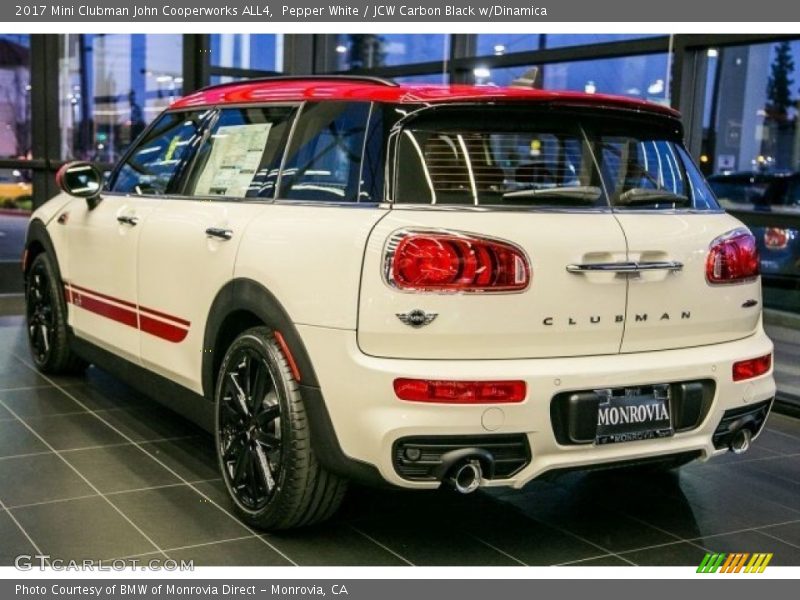 Pepper White / JCW Carbon Black w/Dinamica 2017 Mini Clubman John Cooperworks ALL4