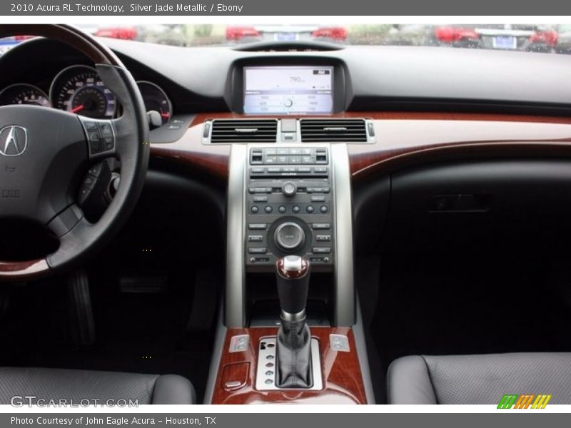 Silver Jade Metallic / Ebony 2010 Acura RL Technology