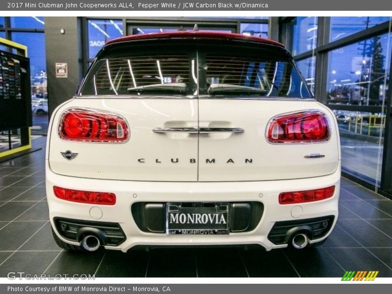 Pepper White / JCW Carbon Black w/Dinamica 2017 Mini Clubman John Cooperworks ALL4