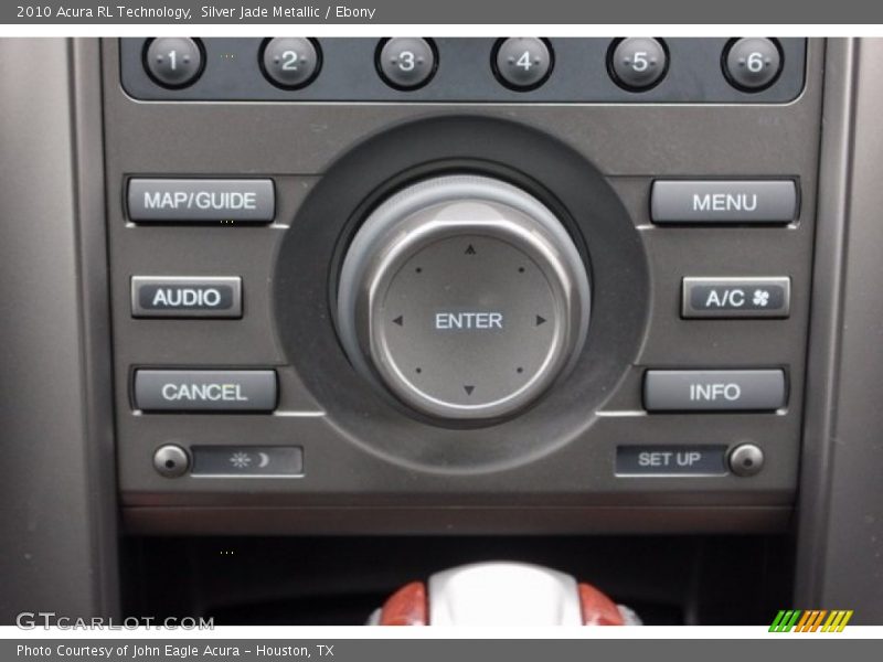 Silver Jade Metallic / Ebony 2010 Acura RL Technology