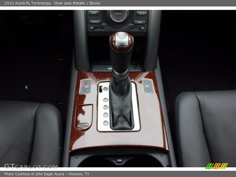 Silver Jade Metallic / Ebony 2010 Acura RL Technology