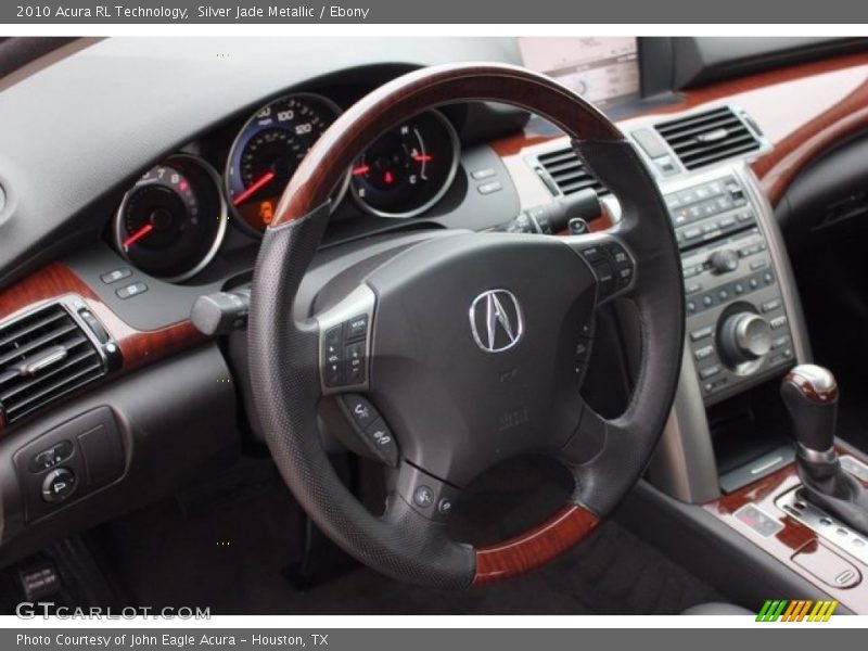 Silver Jade Metallic / Ebony 2010 Acura RL Technology