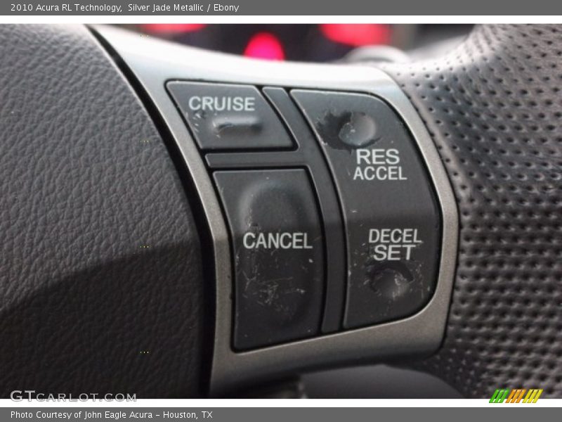 Silver Jade Metallic / Ebony 2010 Acura RL Technology