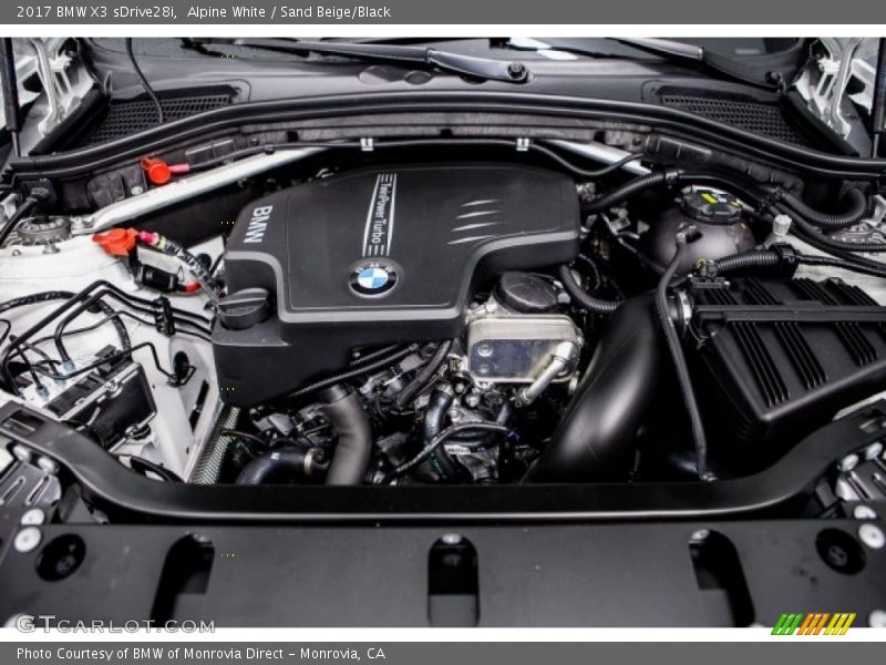 Alpine White / Sand Beige/Black 2017 BMW X3 sDrive28i