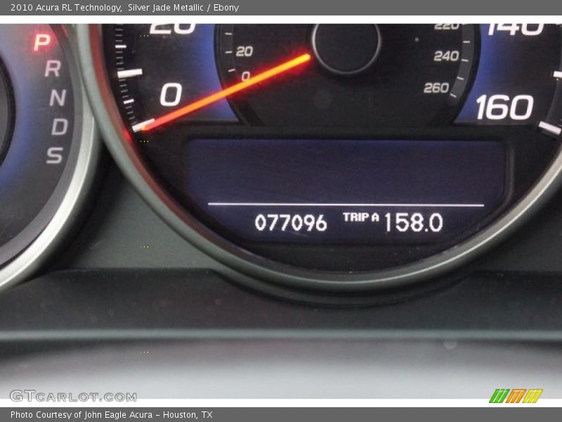 Silver Jade Metallic / Ebony 2010 Acura RL Technology
