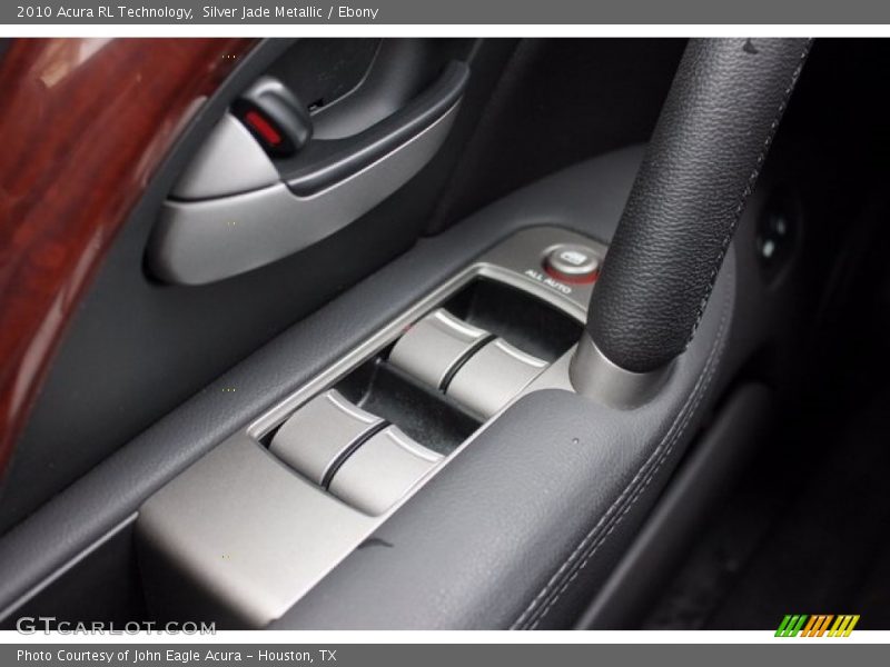 Silver Jade Metallic / Ebony 2010 Acura RL Technology
