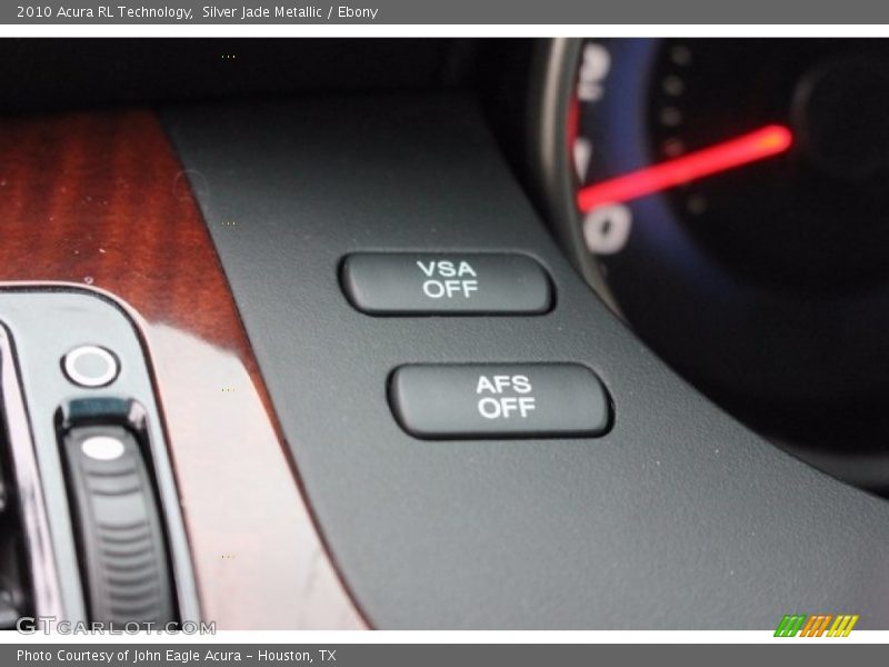 Silver Jade Metallic / Ebony 2010 Acura RL Technology