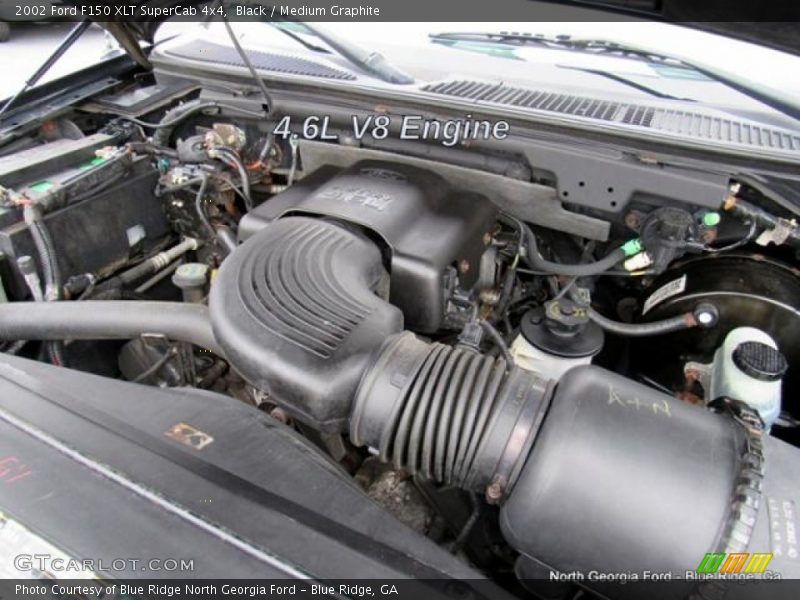 Black / Medium Graphite 2002 Ford F150 XLT SuperCab 4x4