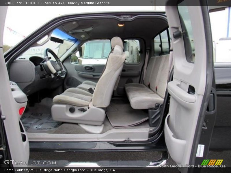 Black / Medium Graphite 2002 Ford F150 XLT SuperCab 4x4