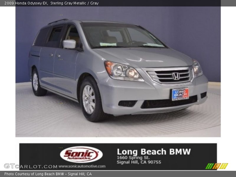 Sterling Gray Metallic / Gray 2009 Honda Odyssey EX